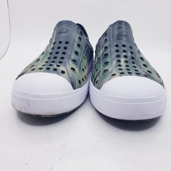Skechers Green Camo Guzman Steps Slip On Water Shoes Sneakers Boys Youth Size 4 - Picture 7 of 13